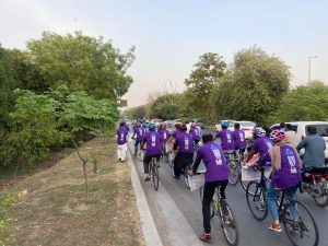 Lahore Mein Maholiyati Insaf K Liye Bicycle March1