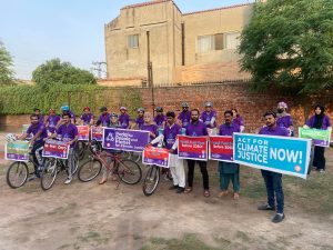 Lahore Mein Maholiyati Insaf K Liye Bicycle March4