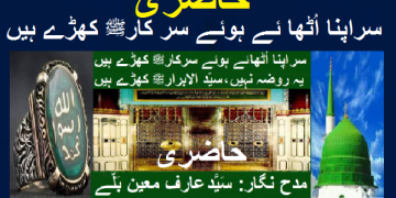 سر اپنا اُٹھائے ہوئے سرکارﷺ کھڑے ہیں